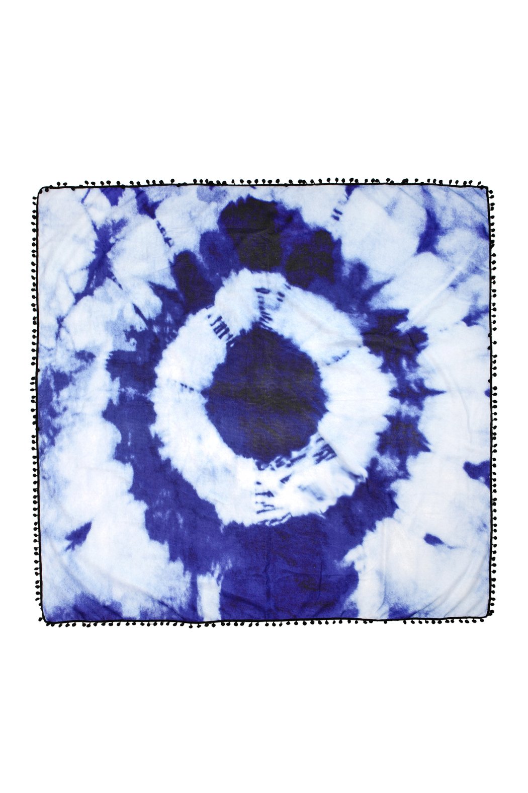 Riah Fashion - 60" x 58" - Tie Dye Square Beach Towel - 1 COLOR -