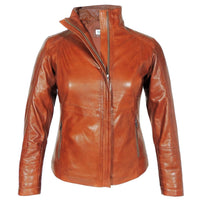 Thumbnail for Fadcloset - Arra Womens Leather Jacket - 5 COLORS -