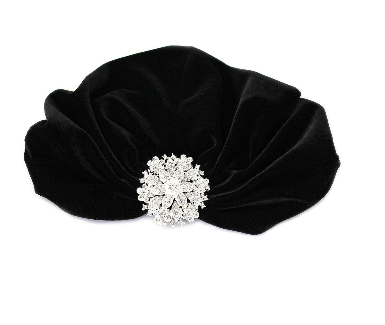 KRISTIN PERRY - Crystal Floral Flapper Turban - 2 COLORS -