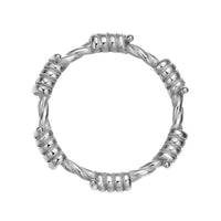 Thumbnail for Mister - Barb Wire Ring - 5 SIZES - 2 COLORS -