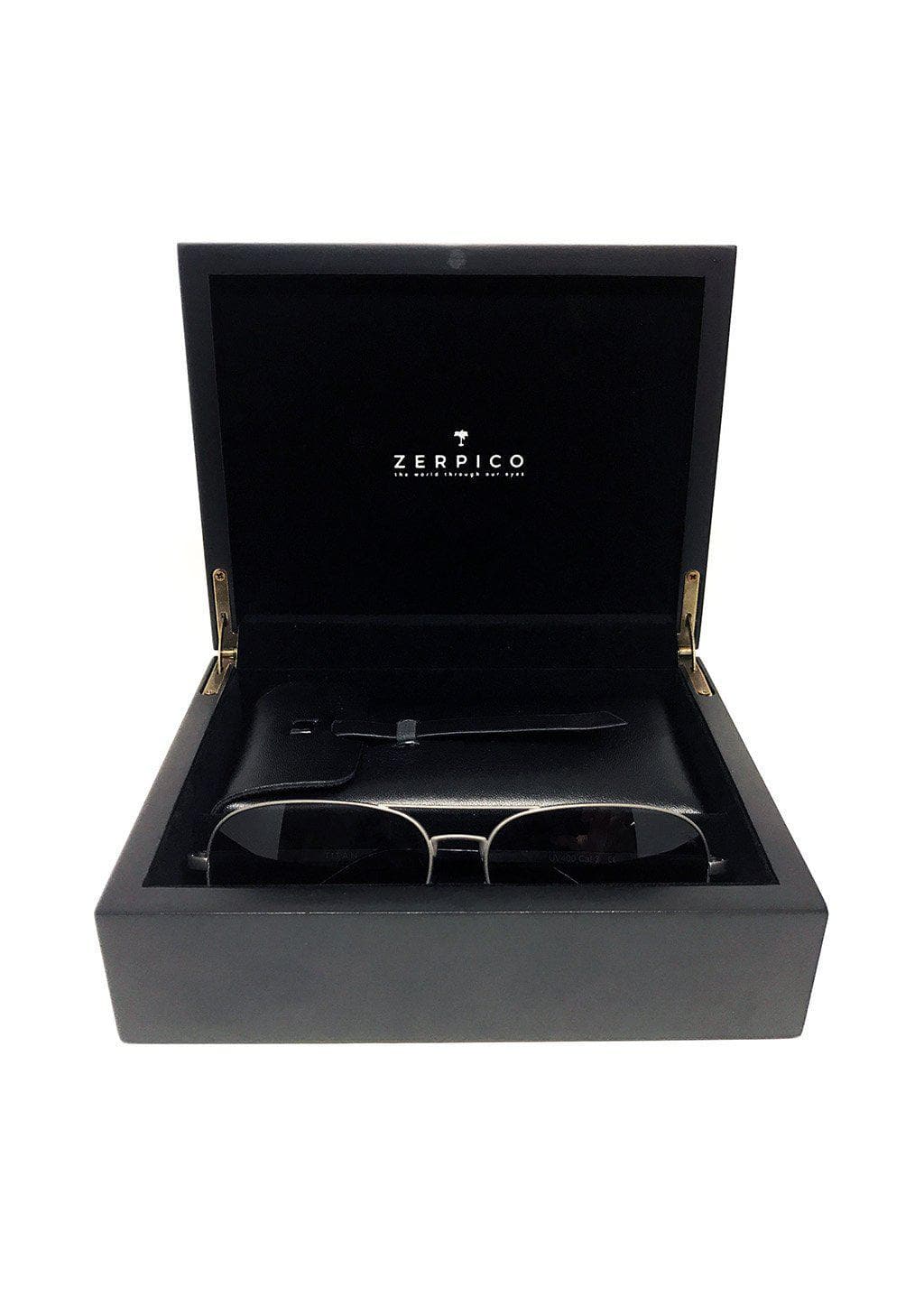 ZERPICO - Titanium Aviator Sunglasses & Gift Box - TITAN - 3 FRAMES, 9 LENS COLORS -