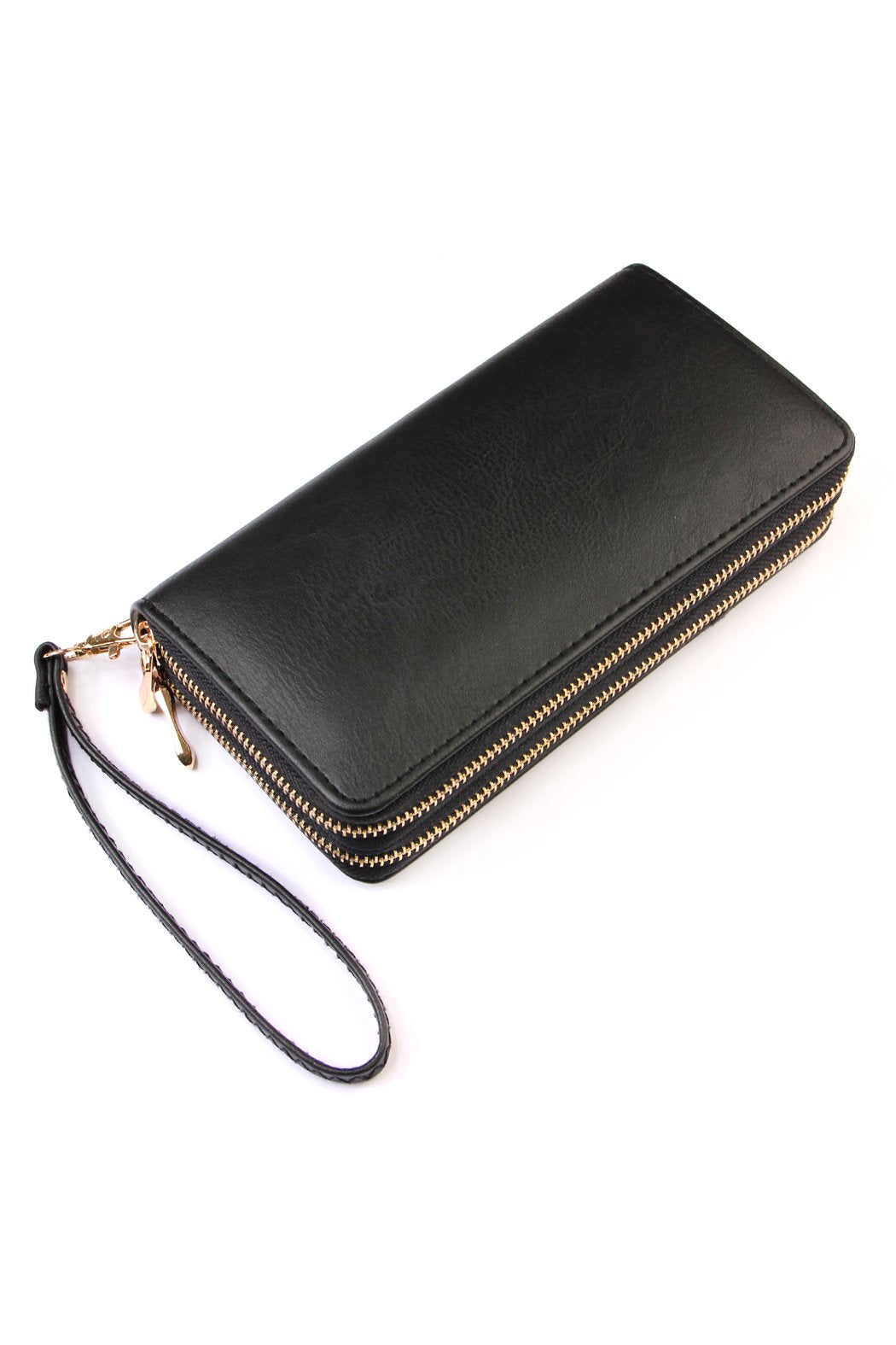 Double Zip Around Wallet - 13 COLORS -