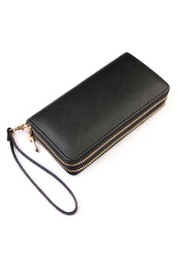 Thumbnail for Double Zip Around Wallet - 13 COLORS -