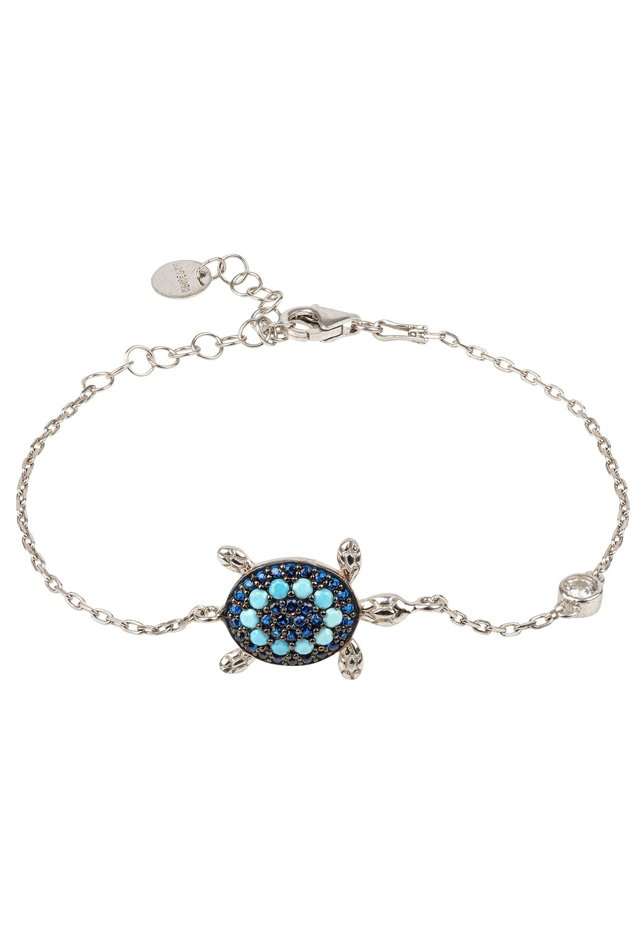 LATELITA - Turtle Turquoise Blue Bracelet Silver -