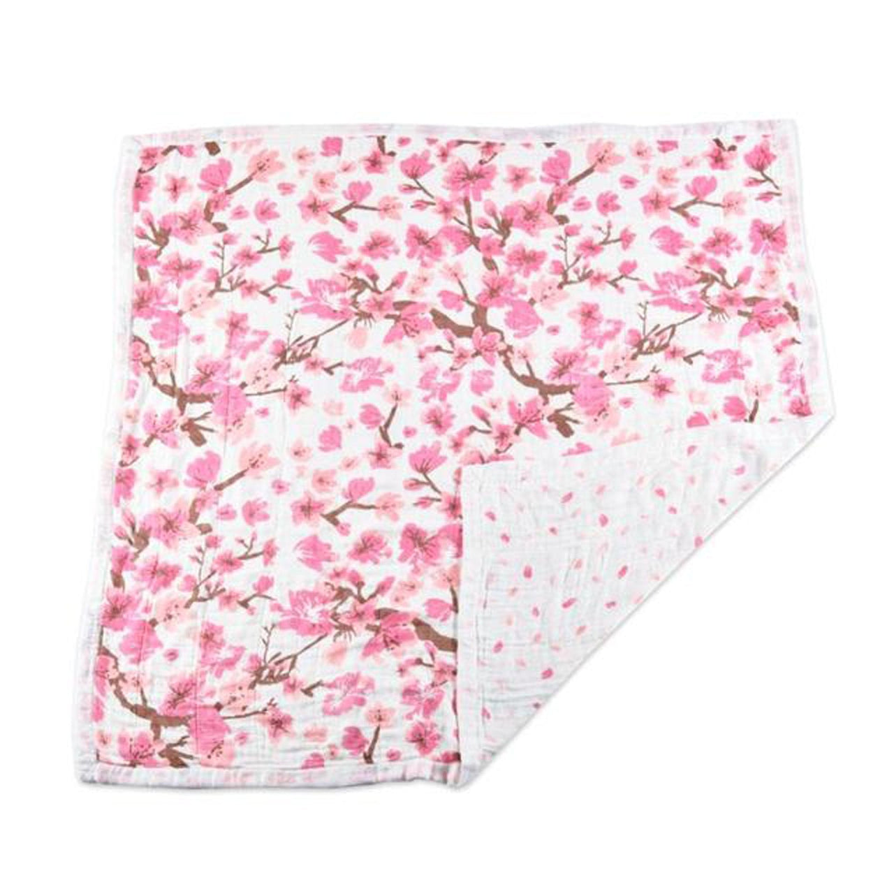 Cherry Blossom Bamboo Muslin Newcastle Blanket -