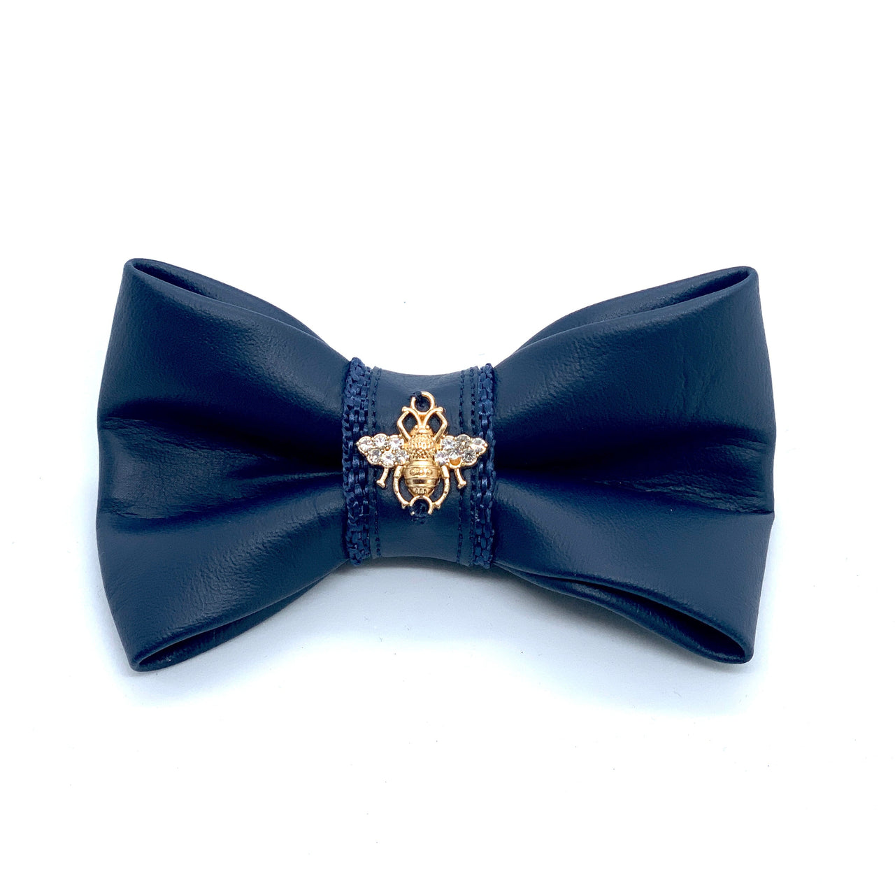 Puccissime - Neptune Leather Bow Tie -