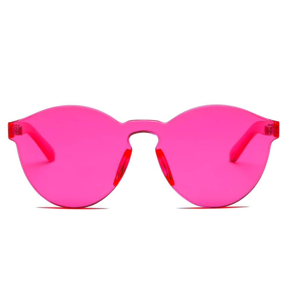 Fargo | S2005 - Hipster Translucent Unisex Monochromatic Candy Colorful Lenses Sunglasses - 9 COLORS -