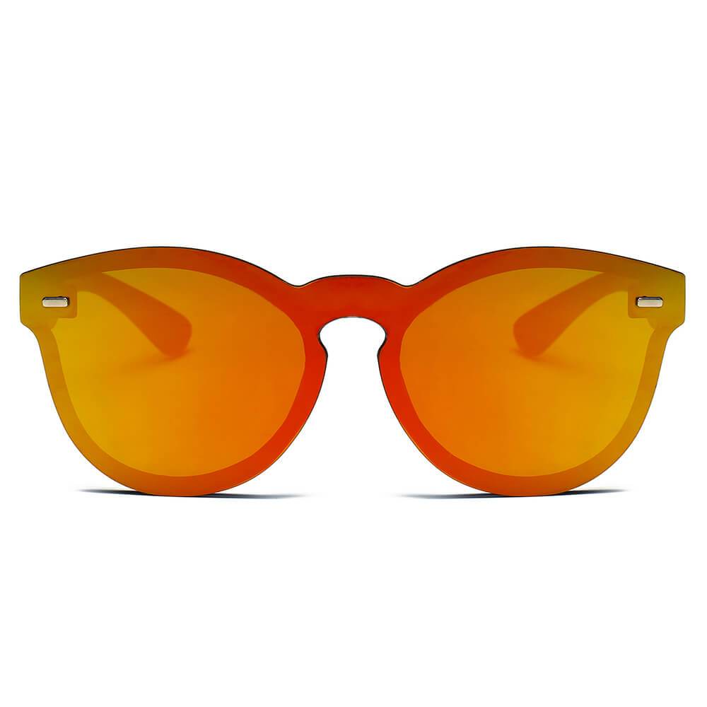 Durant | S1018 - Unisex Mirror Round Sunglasses - 5 COLORS -