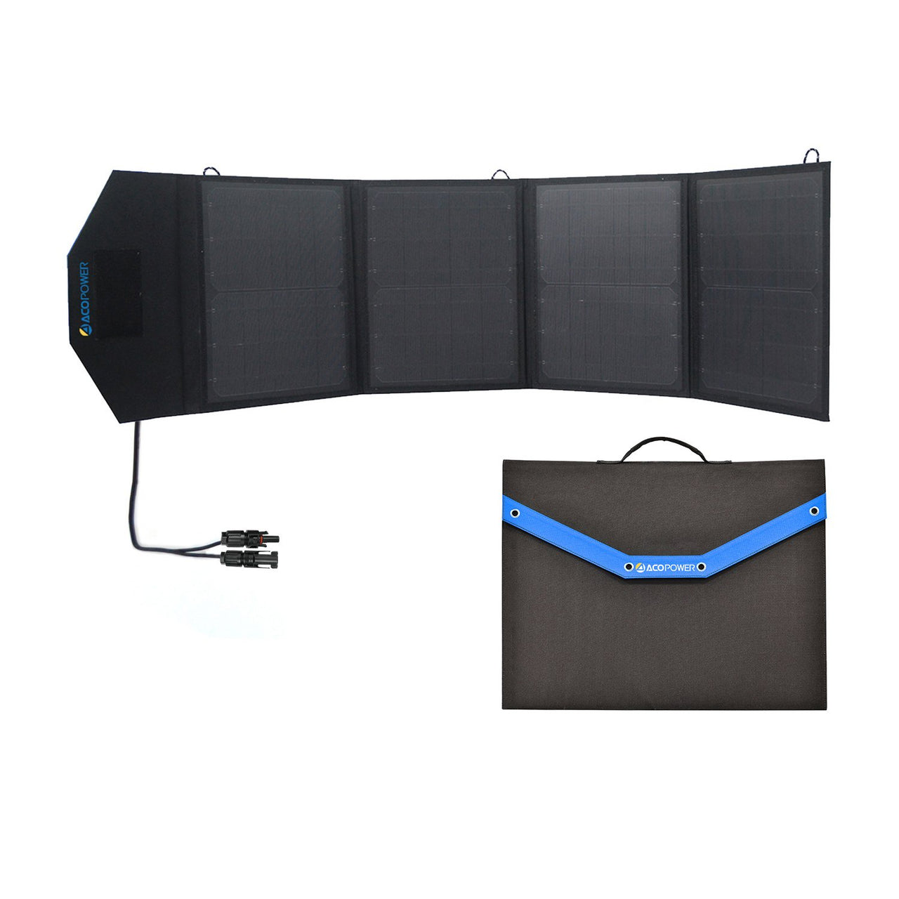 ACOPOWER - 154Wh Generator and 50W Portable Solar Panel -