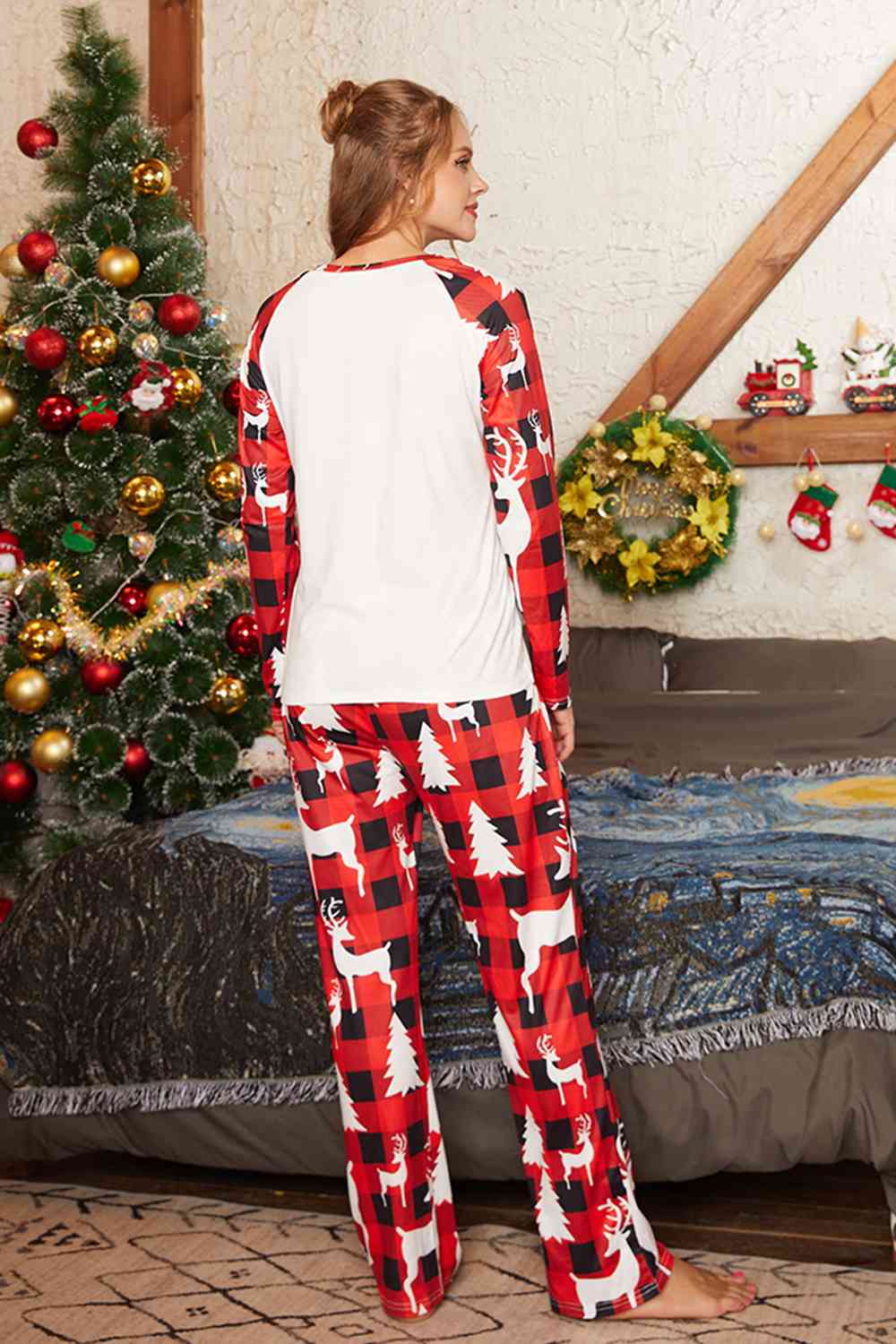 MERRY CHRISTMAS Y'ALL Graphic Top and Pants Set - T - SOLD BY SIZE / 2 PCS. - 4 SIZES -