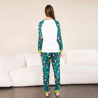 Thumbnail for WOMEN MERRY CHRISTMAS Graphic Top and Printed Pants Set - T -