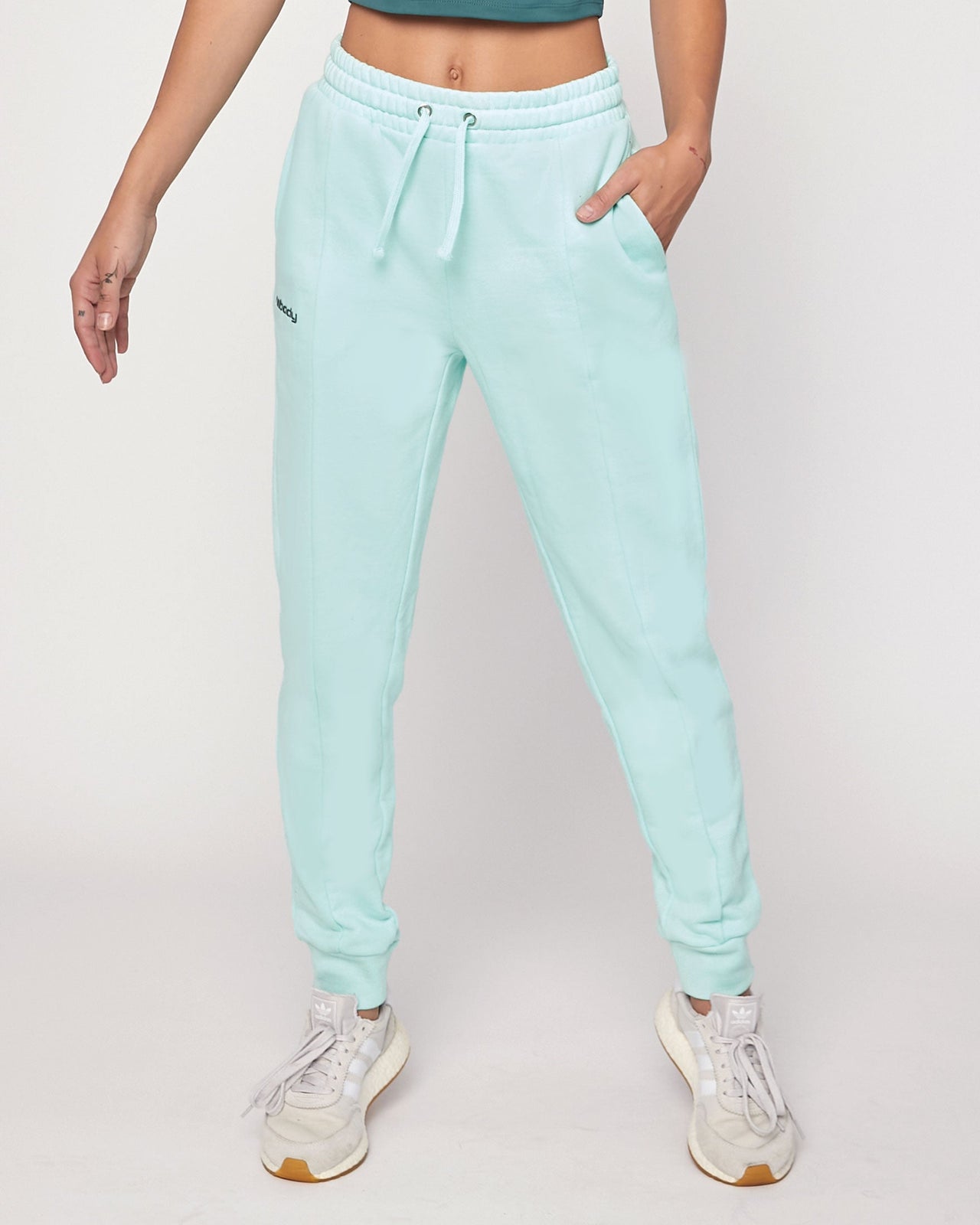 Rebody Pintuck French Terry Sweatpants *Sustainable - 2 COLORS -