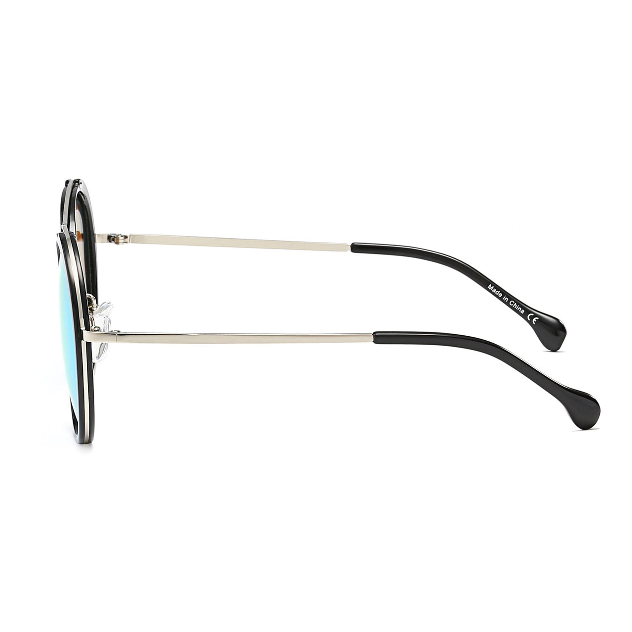 Emporia | CA14 - Retro Polarized Lens Circle Round Sunglasses - 6 COLORS -