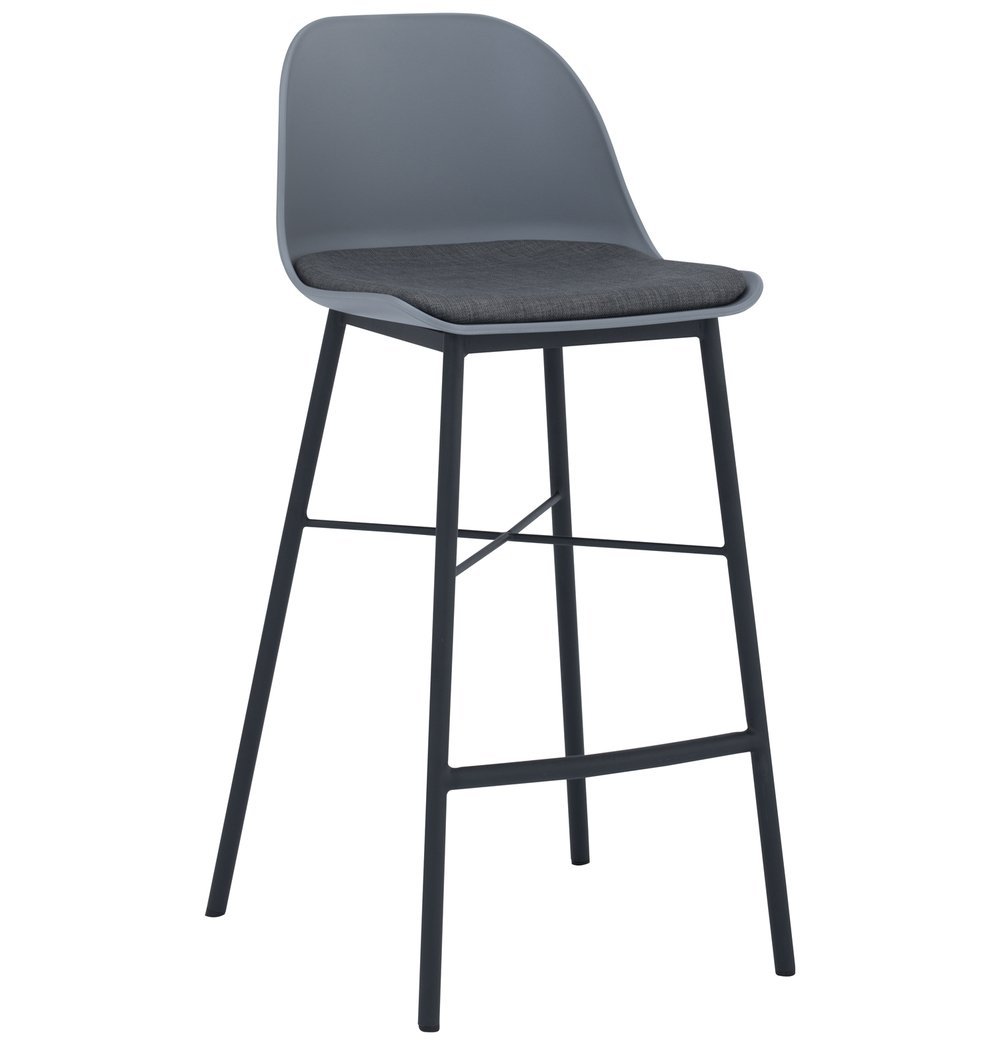 GFURN - Laxmi Counter Stool - Grey -