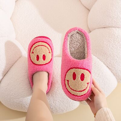 Melody Smiley Face Slippers - T - 1 COLOR -