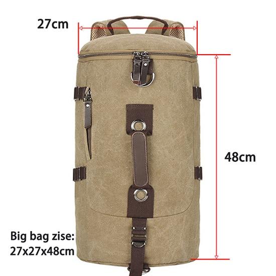 Large Mountaineering Travel Backpack - 2 SIZES - 5 COLORS -