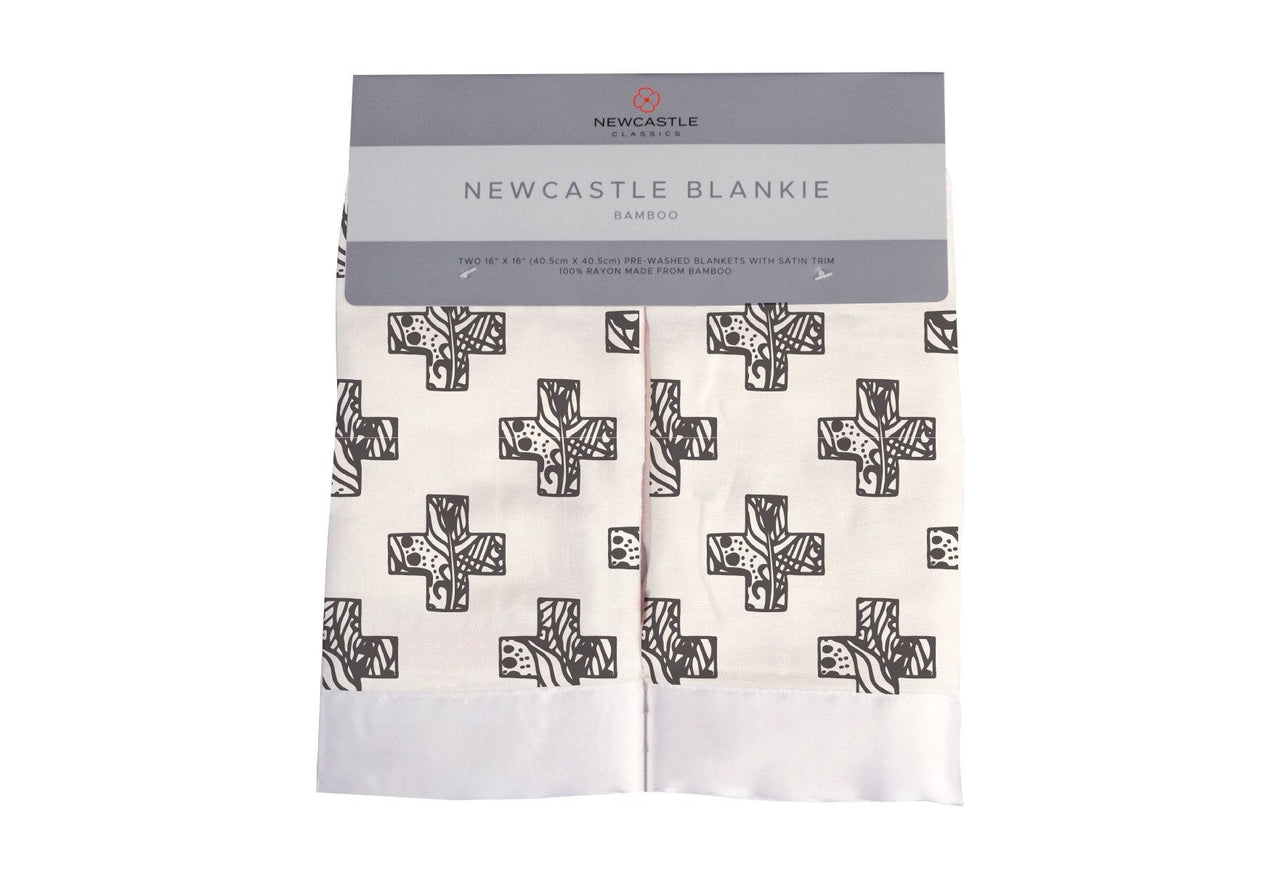 Newcastle - Nordic Stamp Bamboo Muslin Security Blankie -