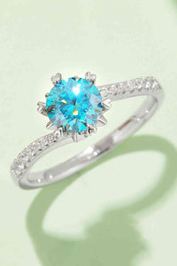 Thumbnail for 1 Carat Moissanite 925 Sterling Silver Ring