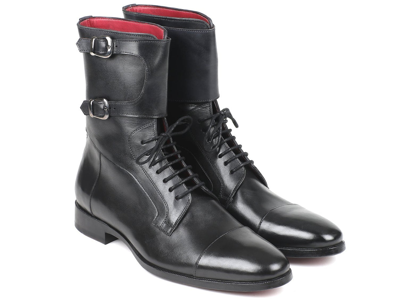 Paul Parkman - Men's High Boots Black Calfskin -