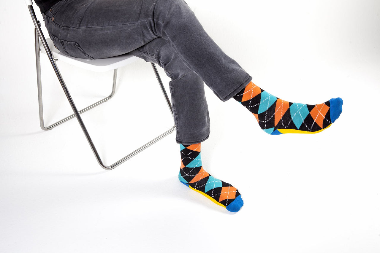 Men's Dapper Mix Set Socks - 5 PACK -