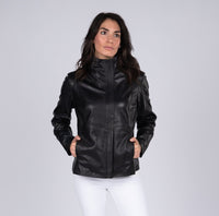 Thumbnail for Fadcloset - Arra Womens Leather Jacket - 5 COLORS -