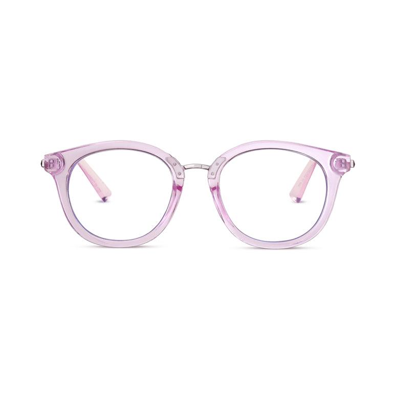 Shiloh | Pink Clear Gold | Blue Light Blocking Glasses - 1 COLOR -