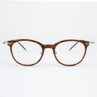 Thumbnail for Tommy Owens - Pinellas - Featherlight Titanium & Wood Eyeglasses - 2 COLORS -