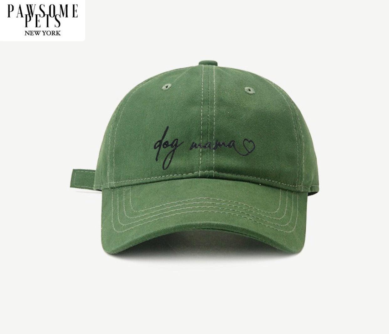 Dog Mom Hat - Olive Green - 1 COLOR -