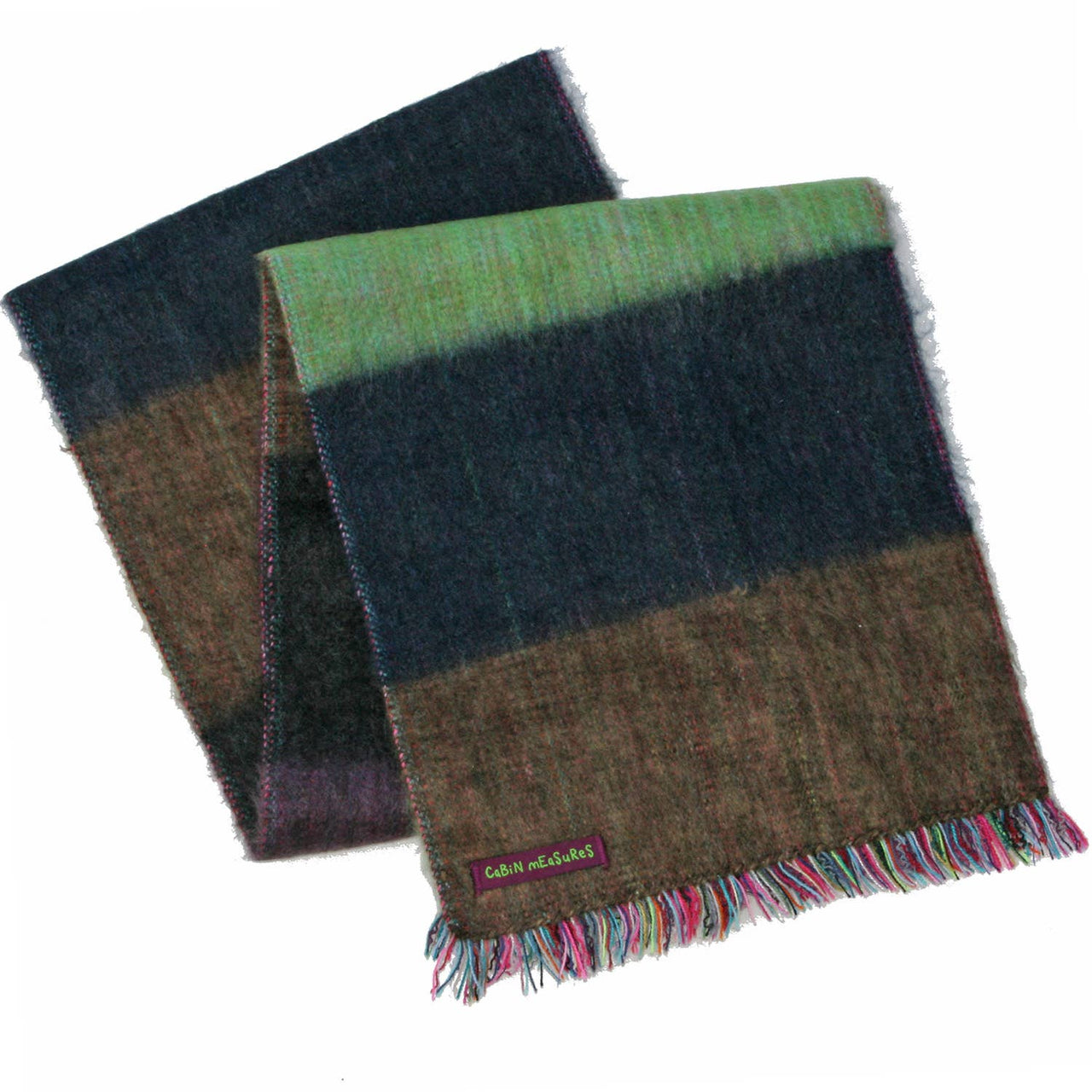 Cabin Measures - Colorblock Alpaca Scarf in Aspen - 1 COLOR -