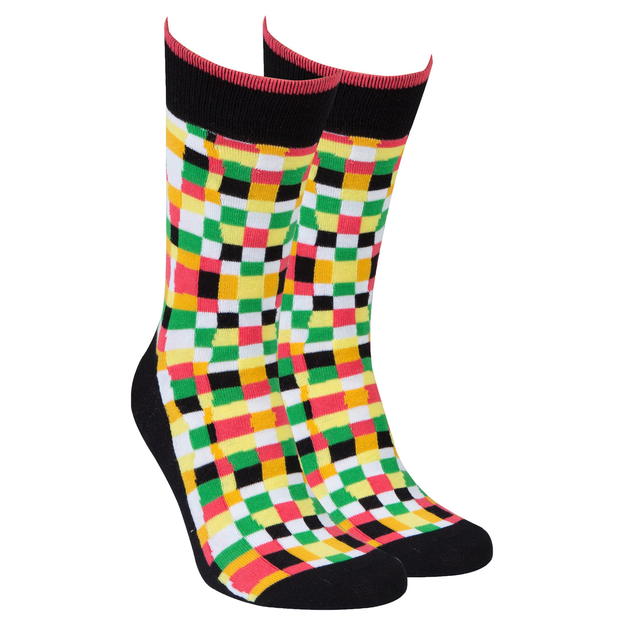 Men's Designless Squares Socks - 1 COLOR -