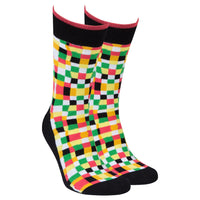 Thumbnail for Men's Designless Squares Socks - 1 COLOR -