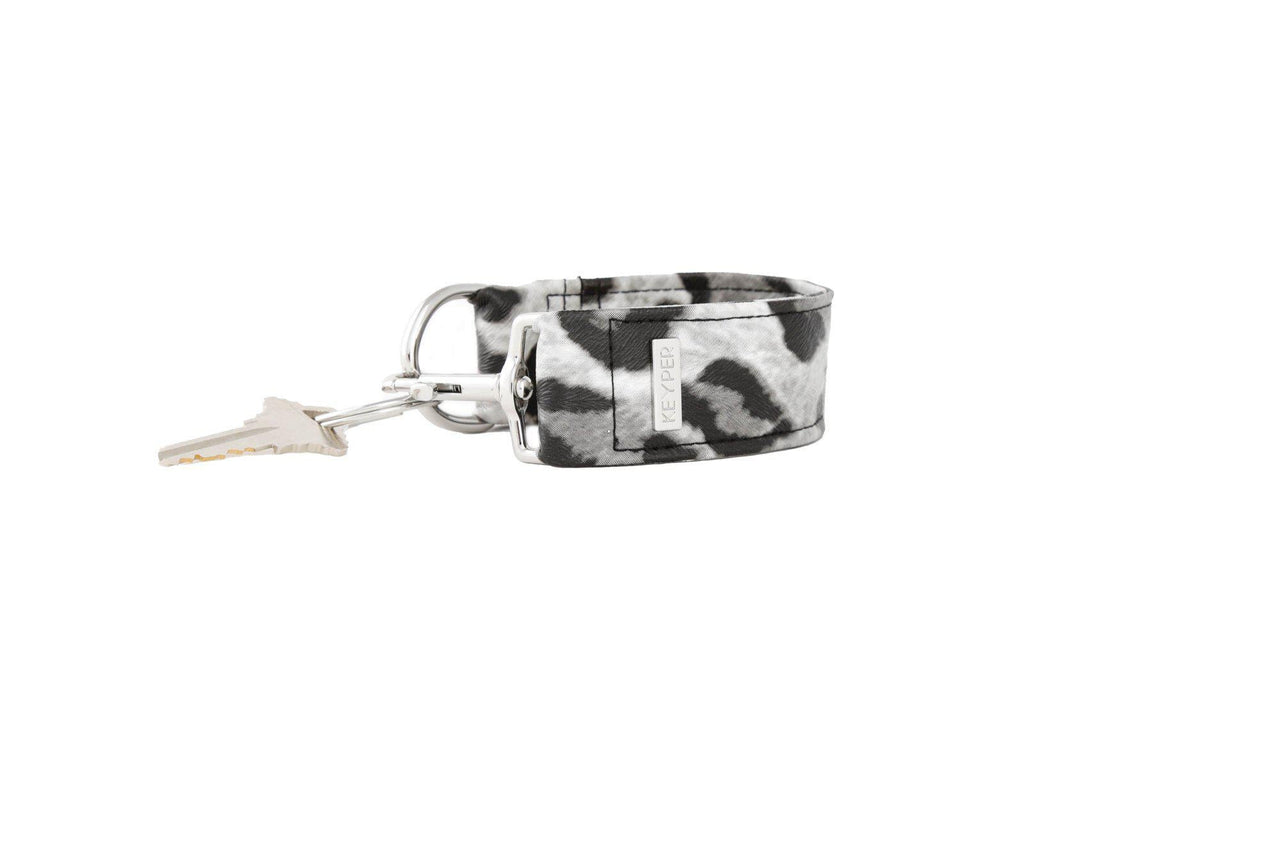 Keyper - Snow Leopard Vegan Leather KEYPER® Key Ring - 2 OPTIONS -