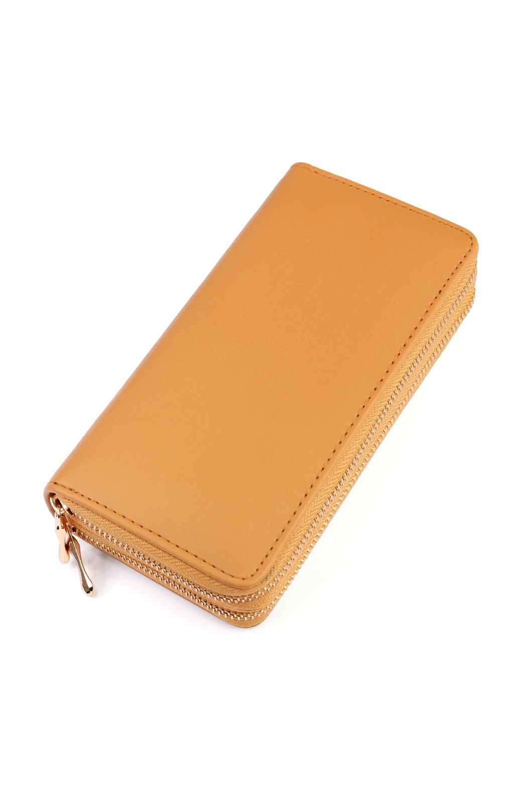 Double Zip Around Wallet - 13 COLORS -