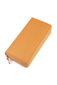 Thumbnail for Double Zip Around Wallet - 13 COLORS -