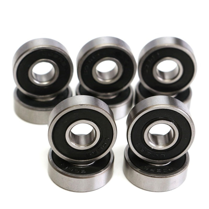 10PCS  608 2RS Bearing 8*22*7 Mm Skateboard Wheels Bearings Miniature Skate Roller 608-2rs 608 RS - [19 DAY DELIVERY] -