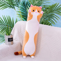 Thumbnail for Big Cat Plush Toys - Long Soft - Naptime Sleeping Pillow Cushion Stuffed Gift Doll for Kids of all ages! - [27 DAY DELIVERY] - 2 COLORS - 5 SIZES -