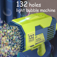 Thumbnail for 132 Holes Electric Bubble Gun - Outdoor use  (5 PCS.) - [30 DAY DELIVERY] - 3 COLORS - BUBBLE CONCENTRATE -