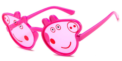 Fashion Kids Sun Glasses Cute Designers Cartoon Pig Shades Sun Glasses Children Sunglasses  - [10-15 DAY DELIVERY] - 8 COLORS -