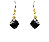 Thumbnail for Gena Myint - Black Spinel Drop Earrings -