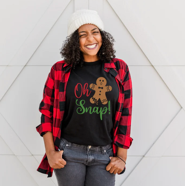 Oh Snap Gingerbread T-shirt - 2 COLORS -