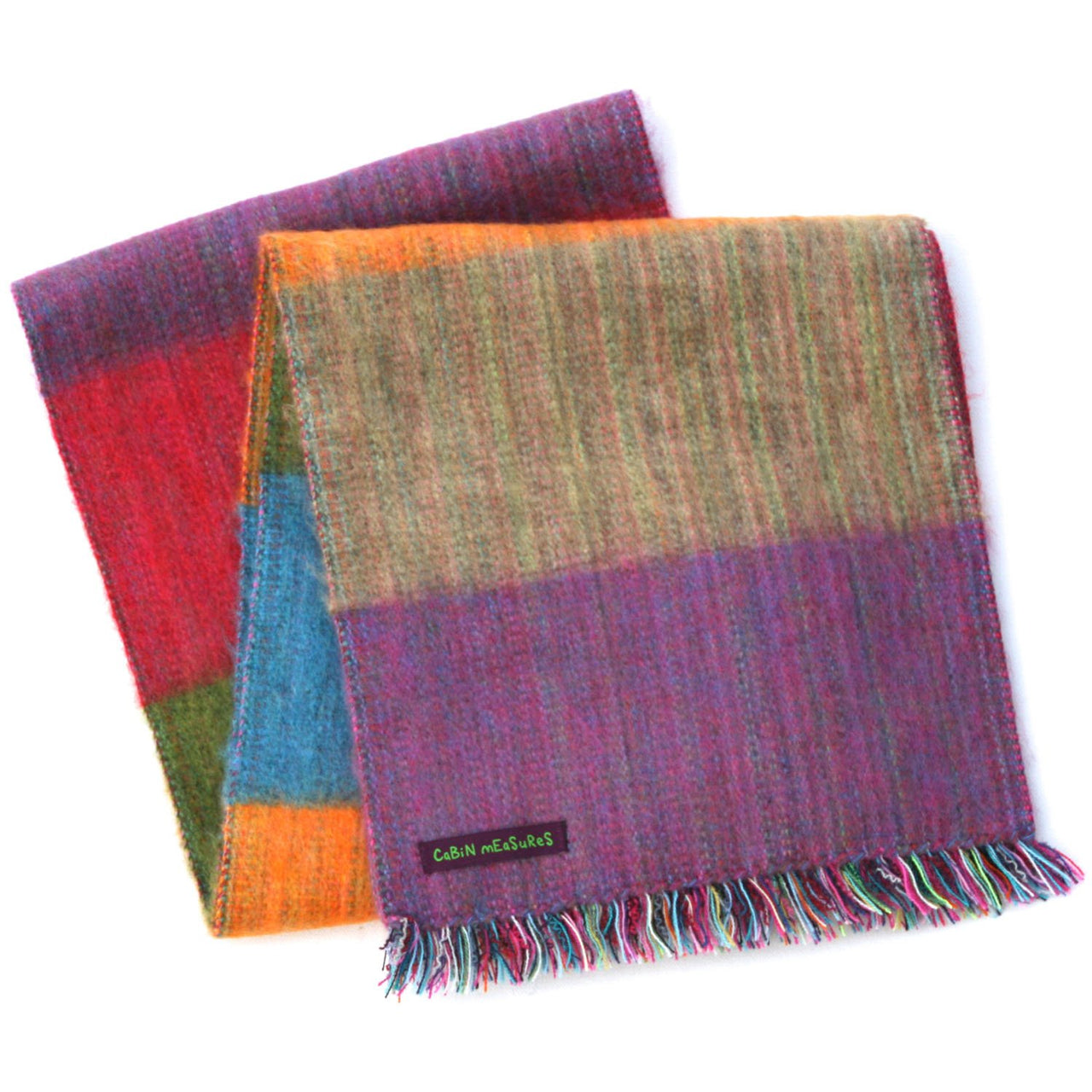 Cabin Measures - Colorful Alpaca Scarf - 1 COLOR -