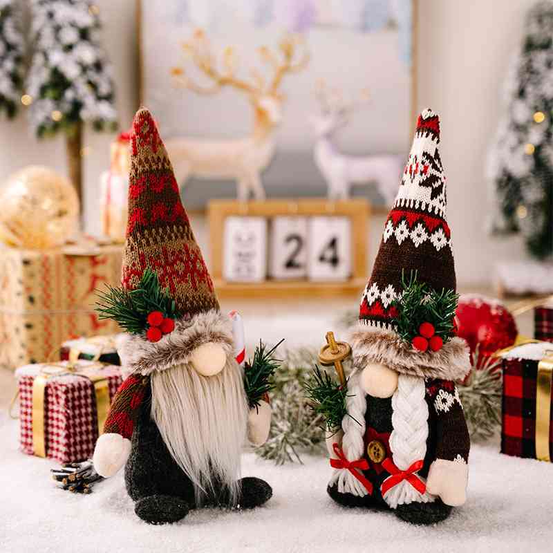 Pointed Hat Christmas Gnomes - 11" - [5-10 DAY DELIVERY] - T - 2 TYPES -