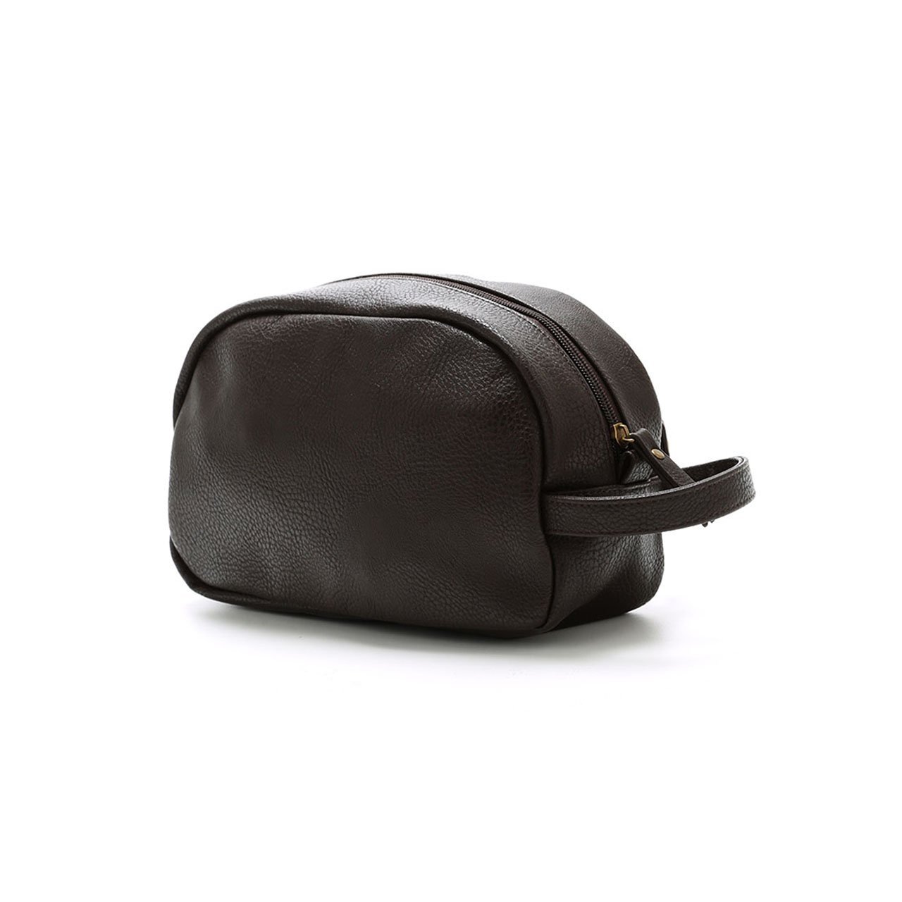 PX - Brown Braden Vegan Leather Dopp Kit -