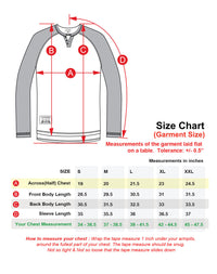 Thumbnail for Long Sleeve Contrast Raglan Henley V-Neck T-Shirts - 1 COLOR -