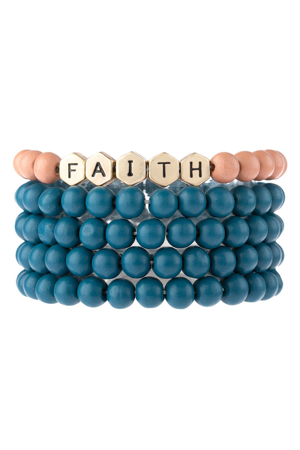 "Faith" Multiline Bracelet