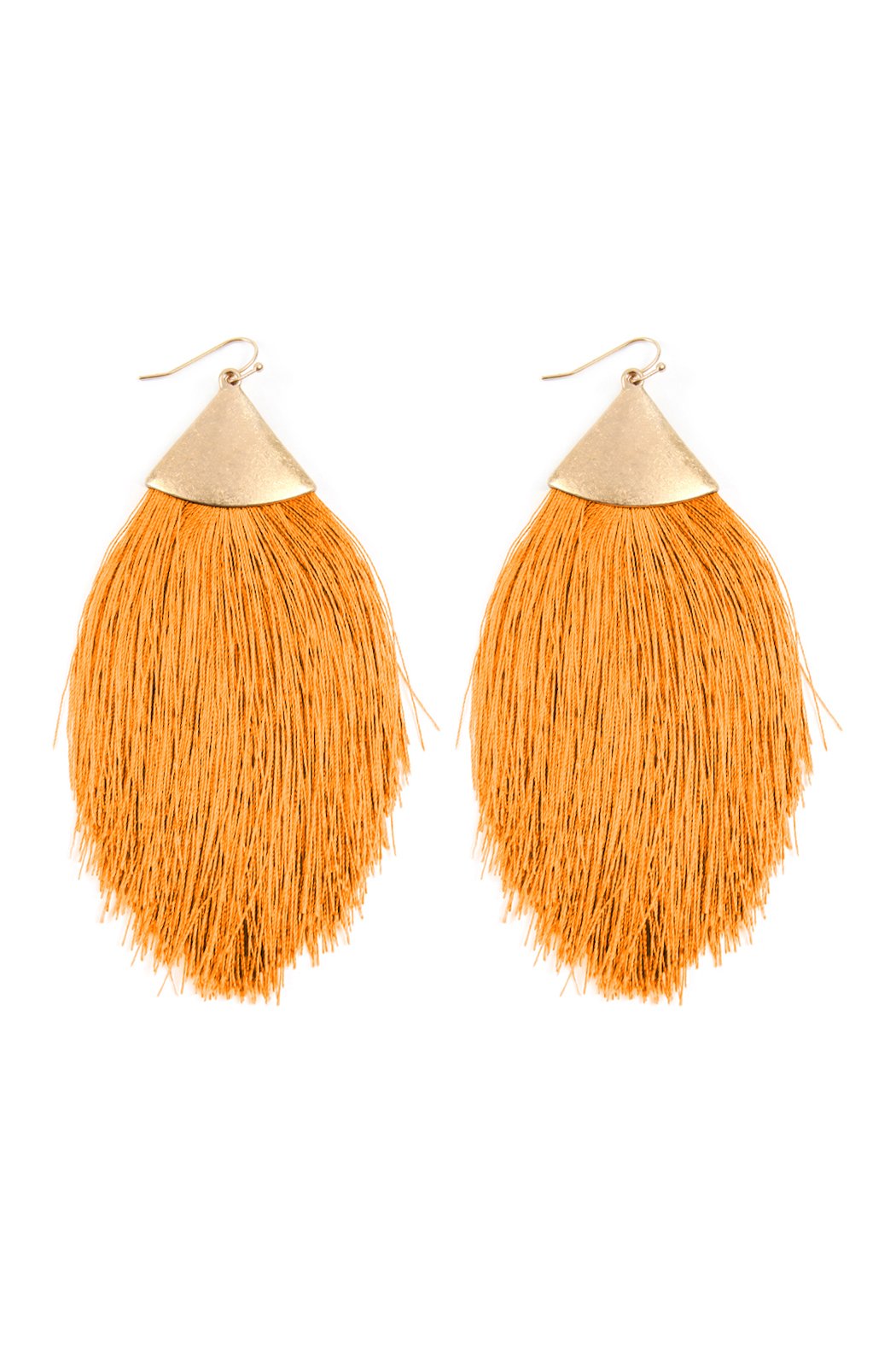 Oversized Tassel Drop Earrings - 18 COLORS -