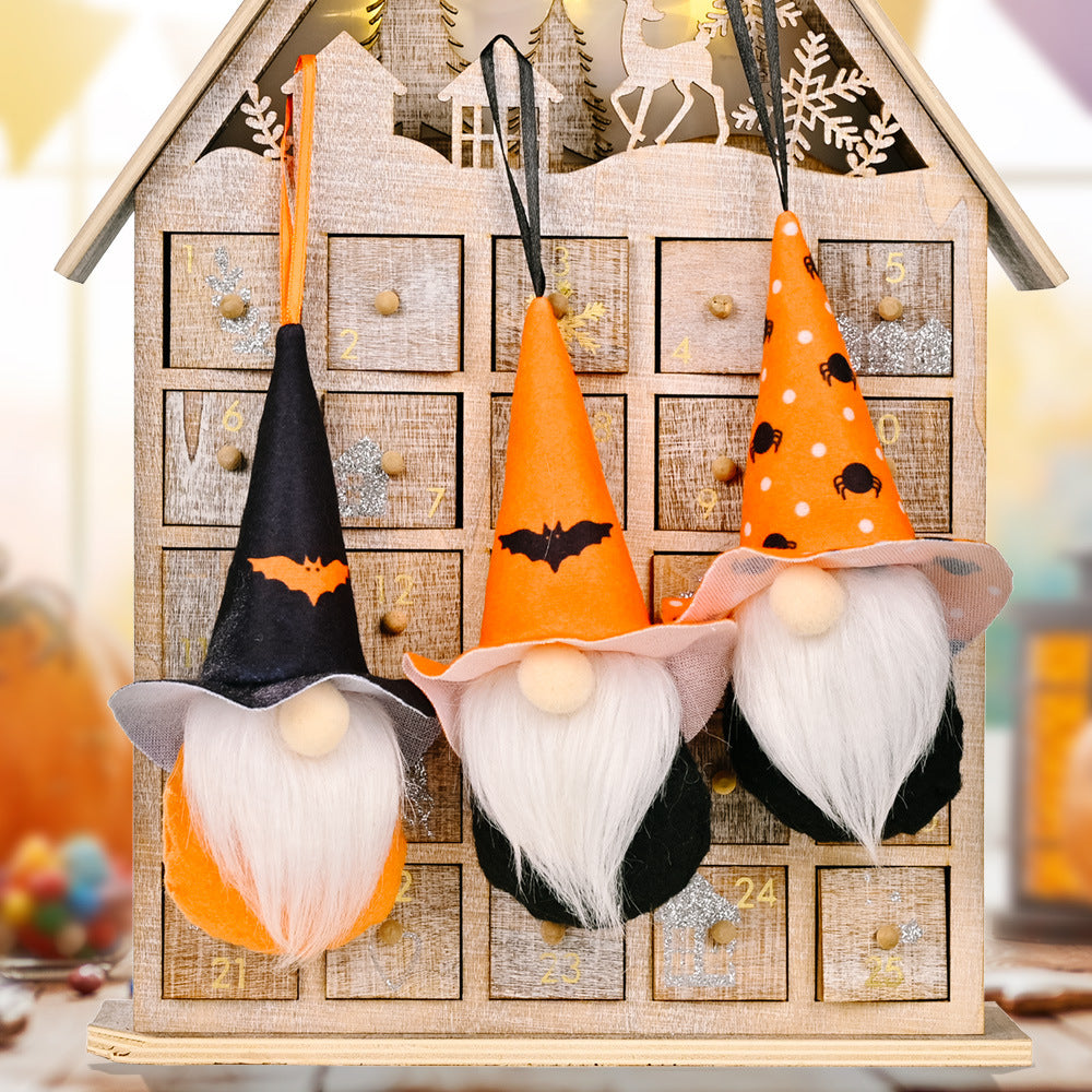 Assorted 2-Piece Halloween Gnomes - Hanging ornaments - [5-10 DAY DELIVERY] -  - 6.3" - T - 10 SET TYPES -