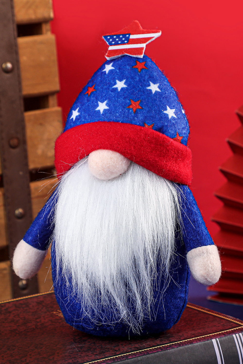 Set of 2 Independence Day Beard Gnomes - 7.8" - 2 PCS - 2 TYPES / SET - [5-10 DAY DELIVERY] - T -