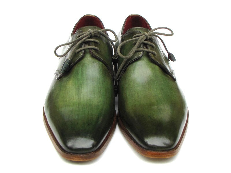 Paul Parkman - Men's Green  Derby Shoes -