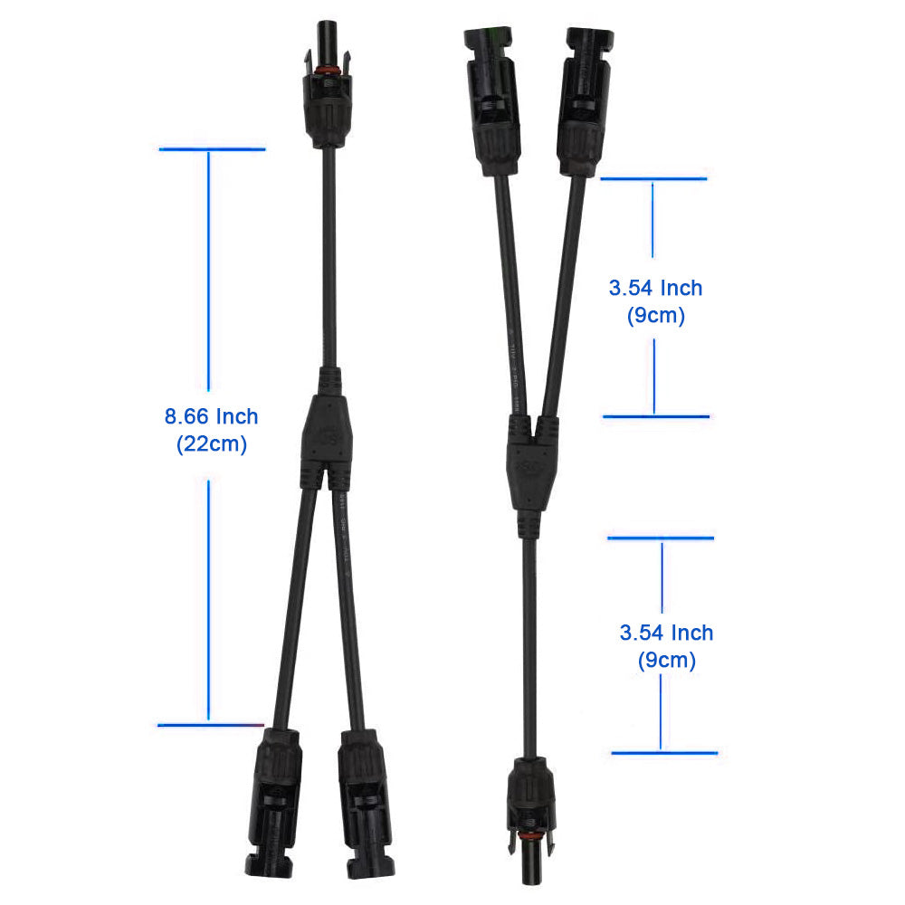 ACOPOWER - 500W 12V  Poly Solar RV Kits, 40A MPPT Charge Controller -